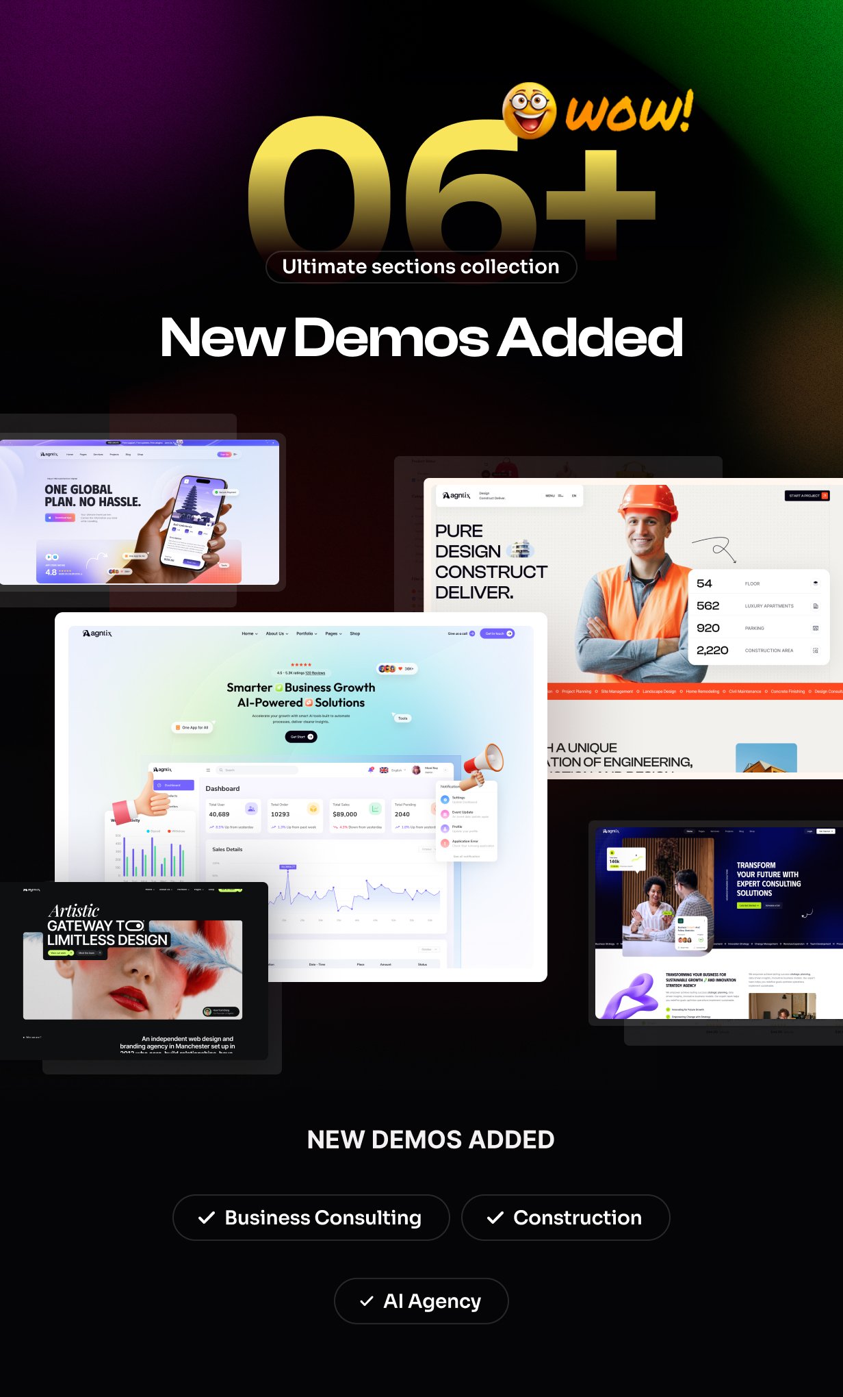 Agntix - Digital Agency & Creative Portfolio HTML Template