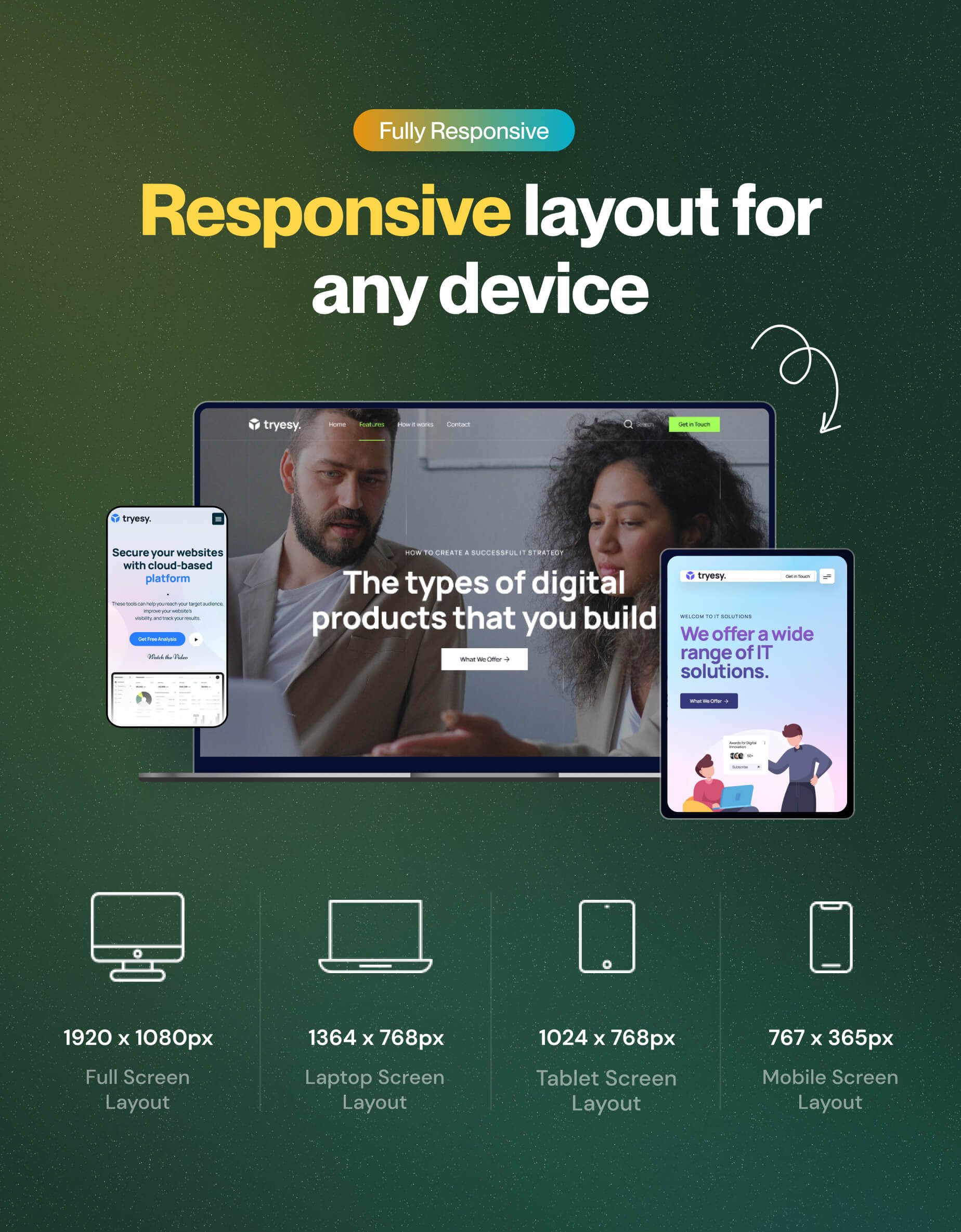 Tryesy - Creative Digital Agency HTML Template