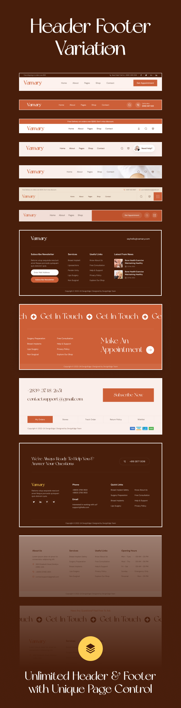 Vamary - Plastic Surgery HTML5 Template